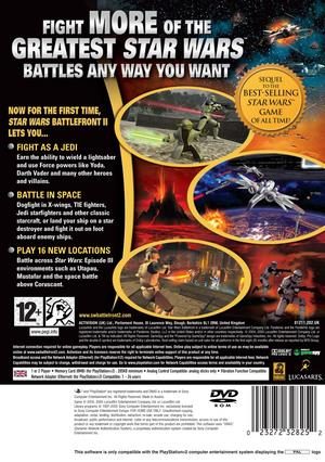 Star Wars: Battlefront II PS2 Front cover