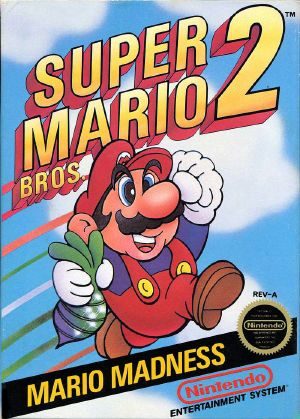 Super Mario Bros. 2 NES Front cover