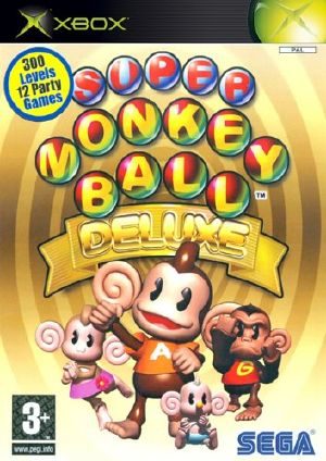 Super Monkey Ball: Deluxe Xbox Front cover