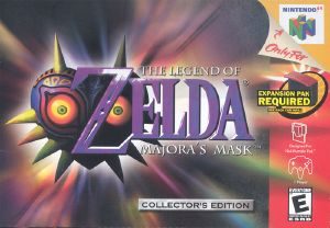 The Legend of Zelda: Majora's Mask N64 Front cover