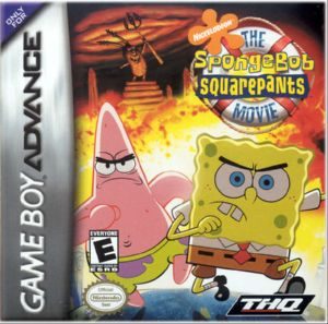 The SpongeBob SquarePants Movie GBA Front cover