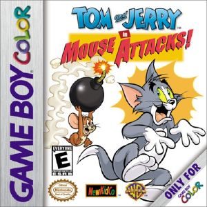 Tom and Jerry in Mouse Attacks GBC Front cover