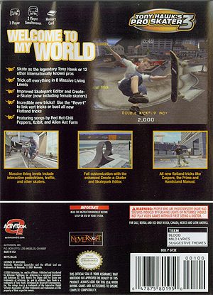 TONY HAWK'S PRO SKATER 3 - (NTSC-U)