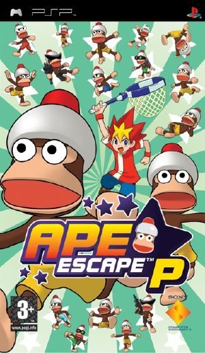Ape Escape: On the Loose PSP Front cover