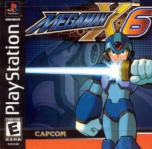 Mega Man X6 PSX Front cover