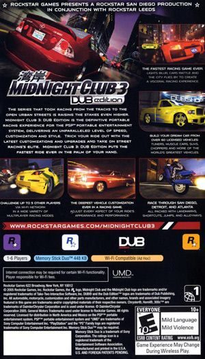 midnight club 3 psp cheats