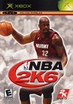 NBA 2K6 Xbox Front cover