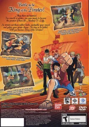 One Piece Grand Battle Ps2 Back Cover