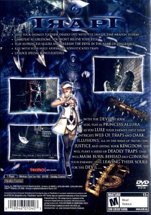 Jeu Trapt PS2 - Version PAL Complète (boîte, Instructions) - Très Bon état