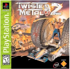 Twisted Metal 2 PSX Front cover