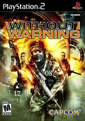 Without Warning PS2 Front cover