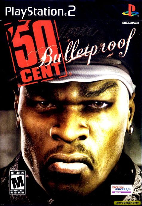 50 Cent: Bulletproof PS2 Front cover