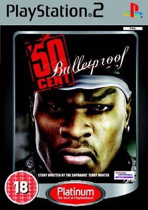 50 Cent: Bulletproof PS2 Front cover