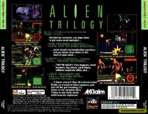 alien trilogy psx japan cover