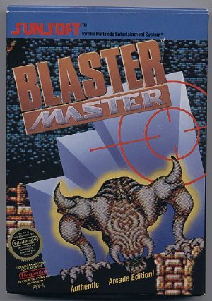 Blaster Master NES Front Cover