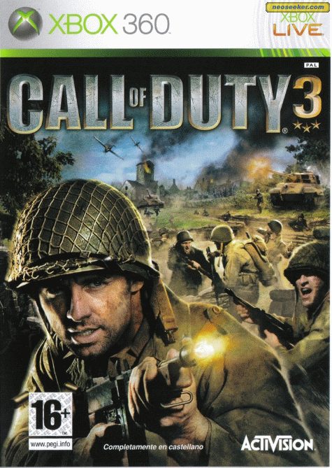 Call of Duty 3 XBOX360 Front cover