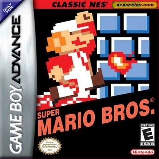 Classic NES Series: Super Mario Bros. GBA Front cover