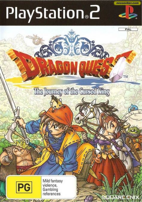 Dragon Quest VIII: Journey of the Cursed King PS2 Front cover