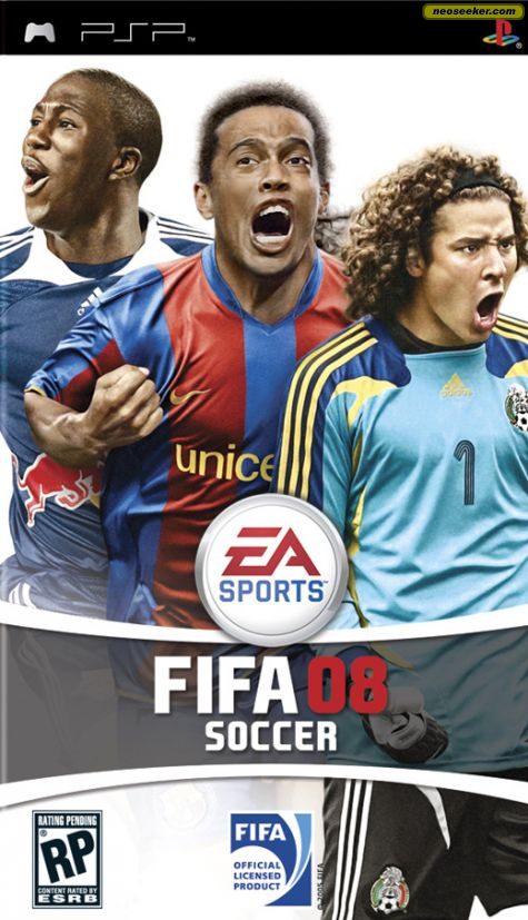 FIFA Soccer 08 PSP Front cover