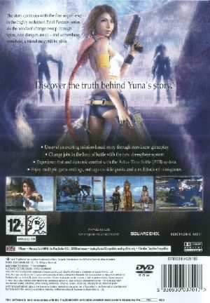 Final Fantasy X 2 Ps2 Back Cover