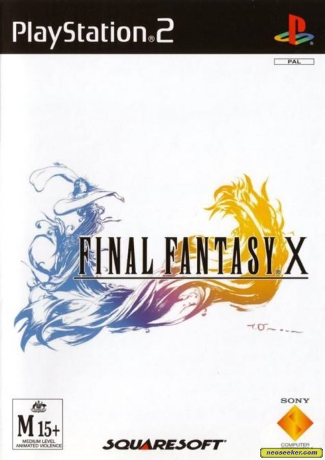 Final Fantasy X PS2 Front cover