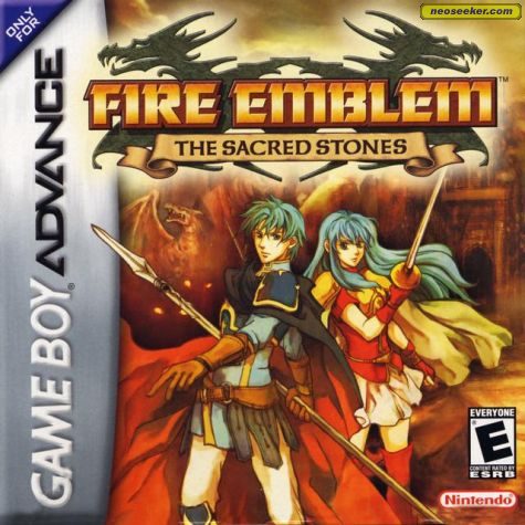 Fire Emblem: The Sacred Stones GBA Front cover