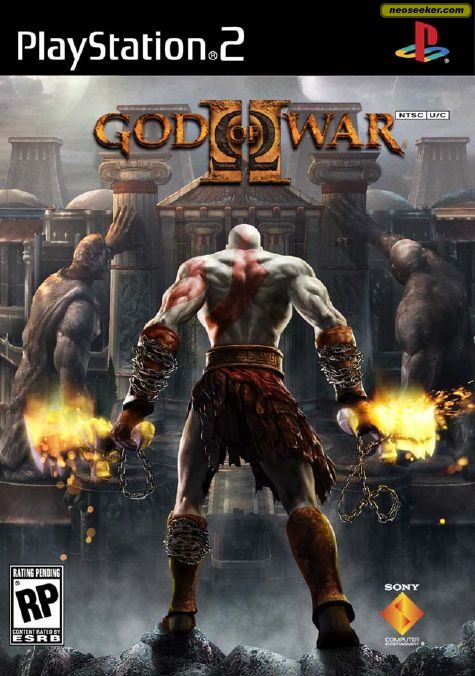 God of War II: Divine Retribution PS2 Front cover