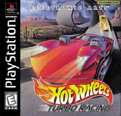 Hot Wheels Turbo Racing PSX Front cover