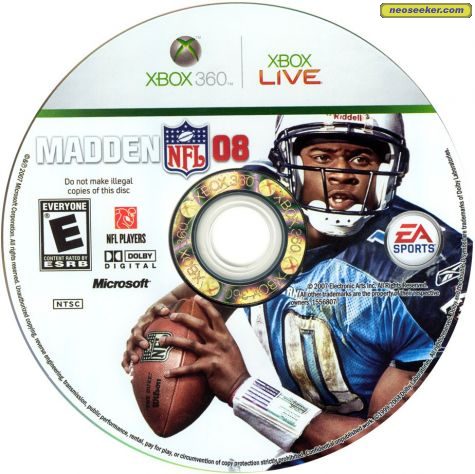 Madden NFL 08 Microsoft Xbox