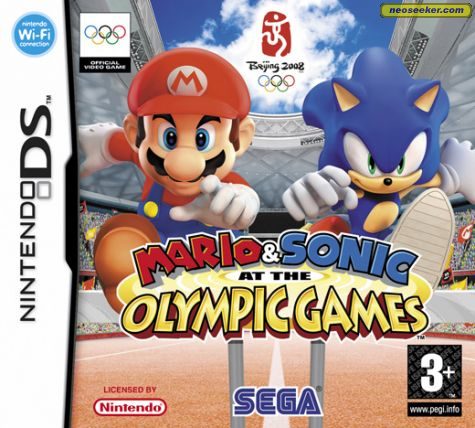 Mario & Sonic at the Olympic Games DS Front cover