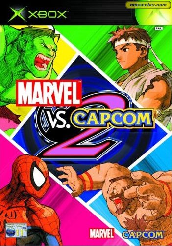 Marvel vs Capcom 2 Xbox Front cover