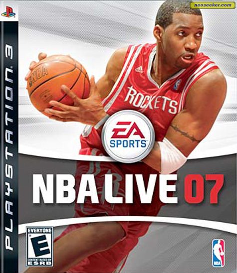 NBA Live 07 PS3 Front cover