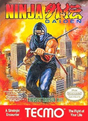 Ninja Gaiden NES Front cover