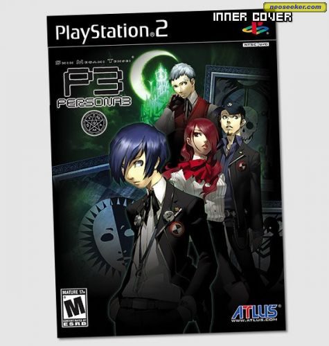 Persona 3 PS2 Media cover Persona 3 PS2 Media cover