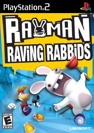 Rayman Raving Rabbids PS2 Front cover