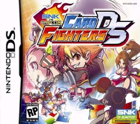 SNK vs. Capcom Card Fighters DS DS Front cover.