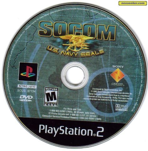 Socom U S Navy Seals Ps2 Media Cover