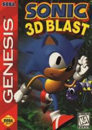 Sonic 3D Blast GENESIS Front Cover