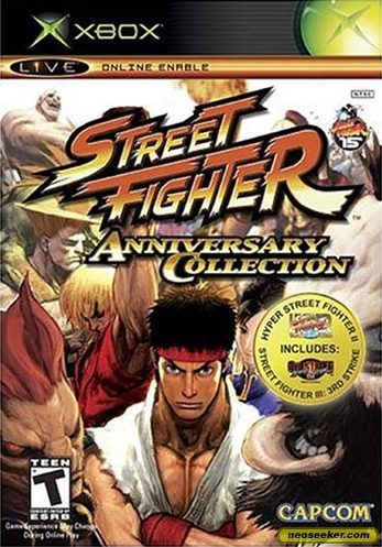 Street Fighter Anniversary Collection Xbox Front cover