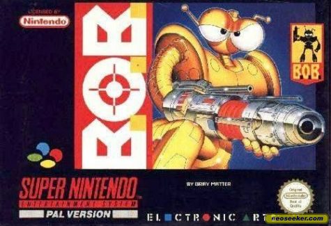 B.O.B. SNES Front Cover