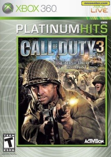 Сколько стоит call of duty 3 на xbox 360