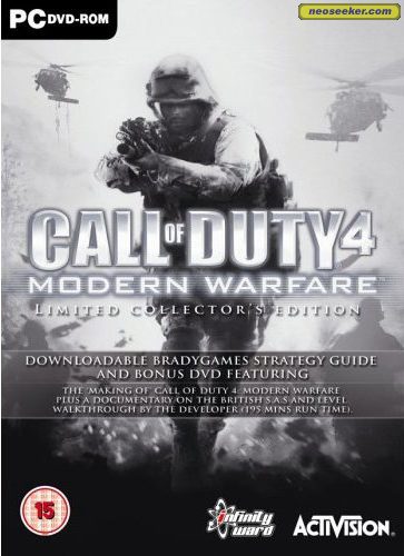 Call of Duty 4: Modern Warfare PC Front cover