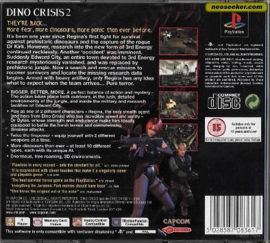 Dino Crisis 2 do Ps1 no Xbox 
