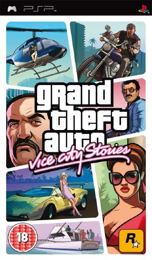 Grand Theft Auto Vice City Stories PSP Front cover