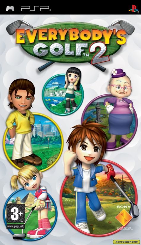 Hot Shots Golf: Open Tee 2 PSP Front cover