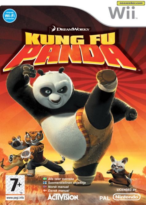 Kung Fu Panda Wii Front cover