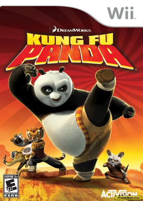 Kung Fu Panda Wii Front cover