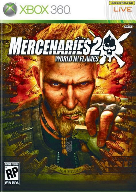 Mercenaries 2 : World In Flames XBOX360 Front cover