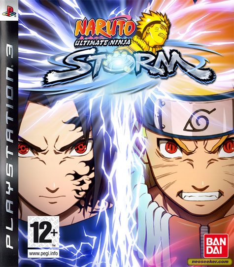 Naruto: Ultimate Ninja Storm PS3 Front cover