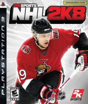 NHL 2K8 PS3 Front cover